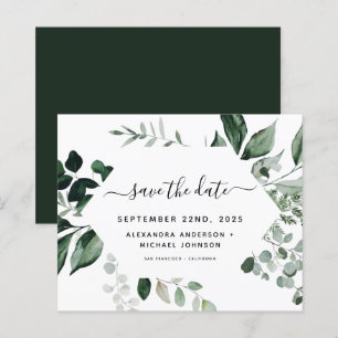 Botanische Hochzeit von Blättern