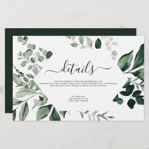 Botanische Hochzeit von Blättern