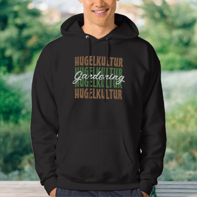 Botanische Hugelkultur-Gartenarbeit Pflanze Lover Hoodie (Von Creator hochgeladen)