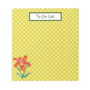 Botanische Illustration Notizblock