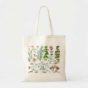 Botanische Illustrationen - Große Pflanze Tragetasche