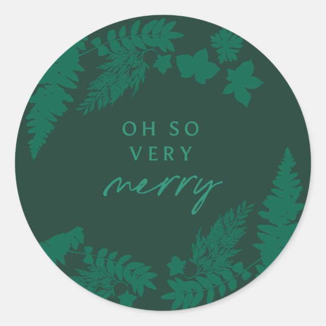 Botanische Impressionen Runder Aufkleber (Vorderseite)