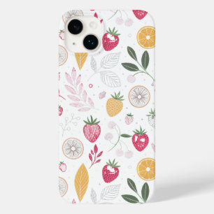 „Botanische iPhone-/iPad-Hülle mit Blumen und Früc Case-Mate iPhone 14 Plus Hülle