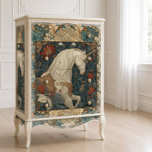 Botanische Jugendstil-Einheit Seidenpapier