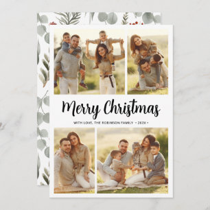 Botanische Kalligraphie 4 Weihnachten im Foto