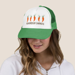 Botanische Karotten Kollektion Trucker Hut Truckerkappe