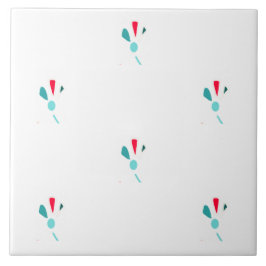 Botanische Keramik Tile Fliese