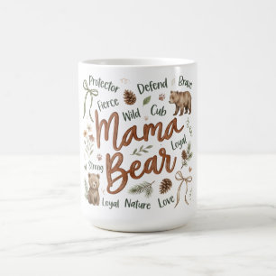Botanische Kokette Muttertag/Mama Bär Kaffeetasse