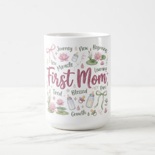 Botanische Kokette Muttertag/Neue Mutter Kaffeetasse