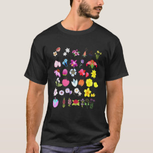 Botanische Kunst Blume Garten Pflanzenzüchter T-Shirt