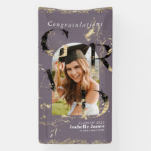 Botanische Kunst-Déco Lila Foto Abschluss