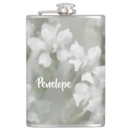 Botanische Kunst des Weißen Impressionismus mit Na Flachmann