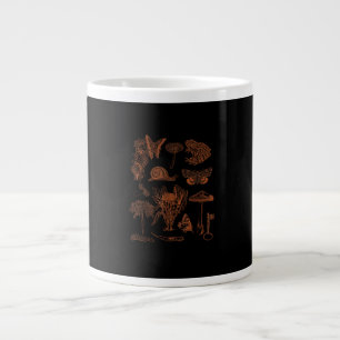 Botanische Kunst, Frosch-Pilze-Goblincore-Ästhetik Jumbo-Tasse