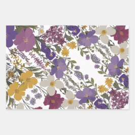 Botanische Kunst Geschenkpapier Set