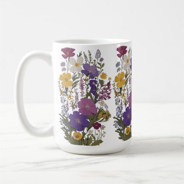 Botanische Kunst Kaffeetasse (Links)