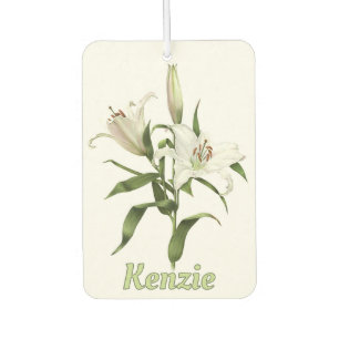Botanische Kunst Personalisiert Autolufterfrischer