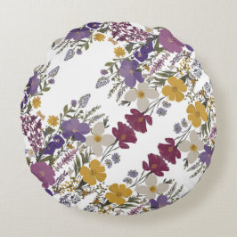 Botanische Kunst Rundes Kissen