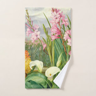 Botanische Kunst: Schönheiten des Sumpfes Handtuch