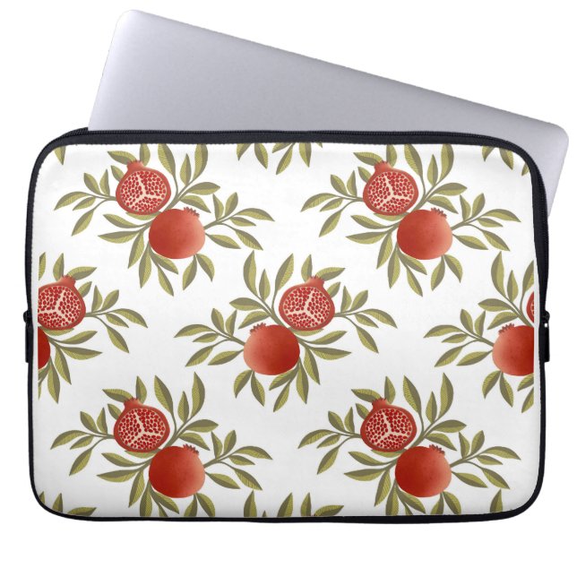 Botanische Laptoptasche | Florale Laptoptasche | Laptopschutzhülle (Vorderseite)