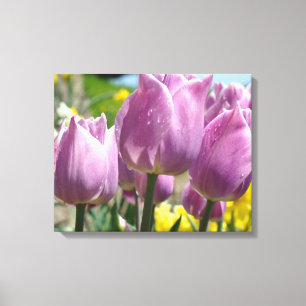 Botanische Leinwanddrucke Florale Fine Art Tulpen Leinwanddruck