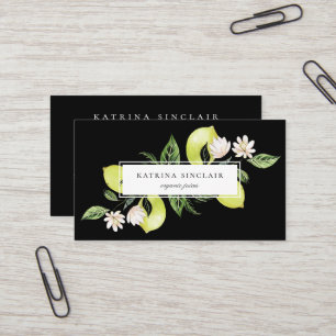 Botanische Lemons Business Card Visitenkarte