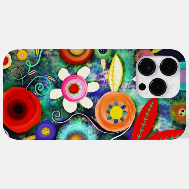 Botanische Malkunst Case-Mate iPhone Hülle (Rückseite (Horizontal))