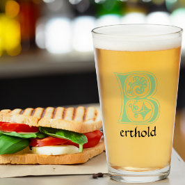 Botanische mittelalterliche Dekorative Hauptstadt Glas