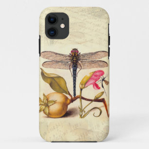 Botanische Natur der Libelle iPhone 11 Hülle