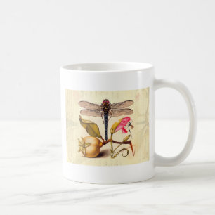 Botanische Natur der Libelle Kaffeetasse