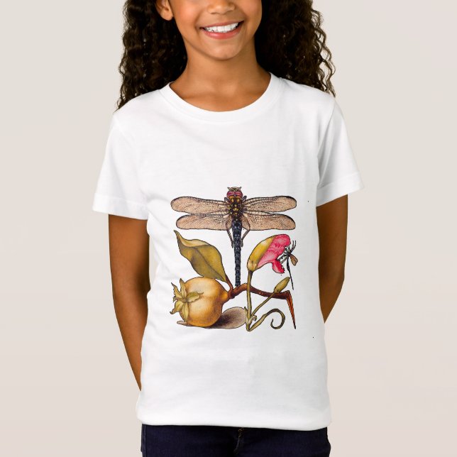Botanische Natur der Libelle T-Shirt (Vorderseite)