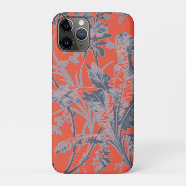 Botanische Orange Chinoiserie Case-Mate iPhone Hülle (Rückseite)