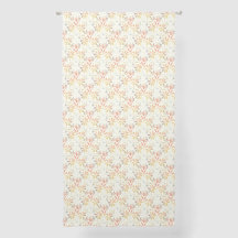 Botanische Pastelle Blumenschere Sommervorhang Set