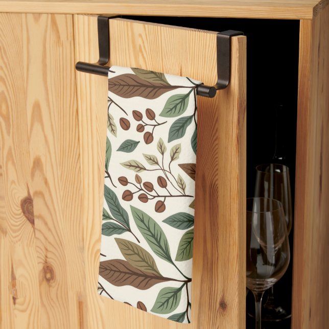 Botanische Pflanze Geschirrtuch (Drittel gefaltet)