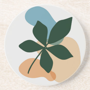 Botanische Pflanze Getränkeuntersetzer