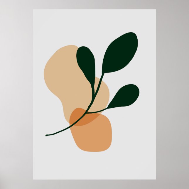 Botanische Pflanze Poster (Vorne)