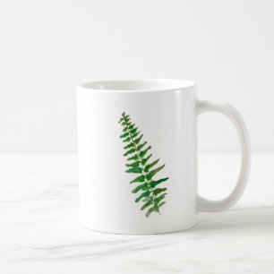 Botanische Pflanze Printing Green Painting Art Cof Kaffeetasse
