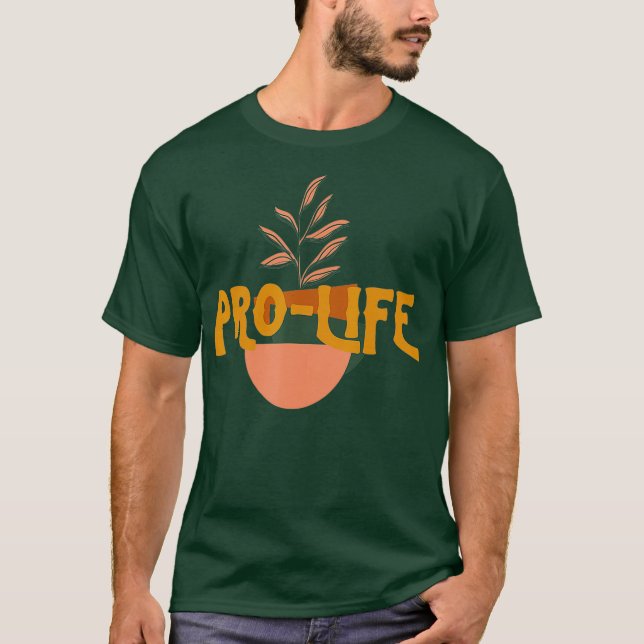 Botanische Pflanze T-Shirt (Vorderseite)
