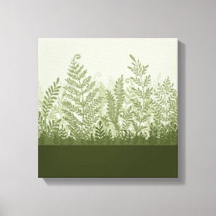 Botanische Pflanzen-Illustrations-Leinwand Leinwanddruck