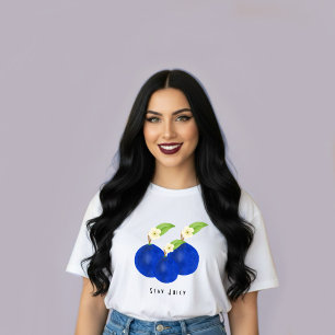 Botanische Pflaumen-Kollektion T-Shirt