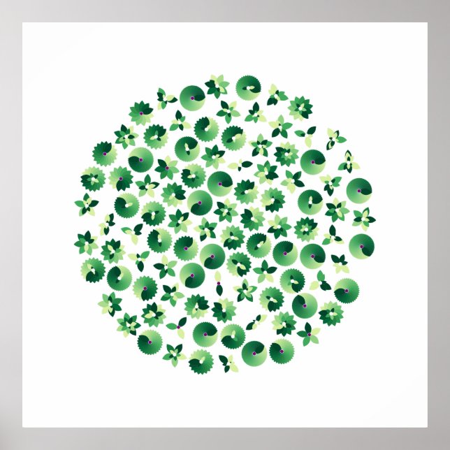 Botanische Primes Poster (Vorne)