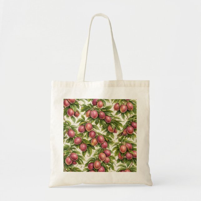 Botanische Purpur-Passionsfrucht Tragetasche (Vorne)