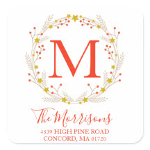 Botanische Rücksendeadresse der Weihnachtsfeier