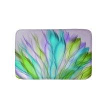 Botanische Schichten Bath Mat - Artistic & Plush