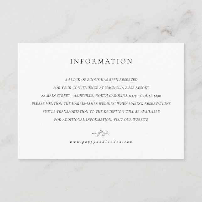 Botanische Schließkarte - Ein Zimmerblock Begleitkarte (Vorderseite)