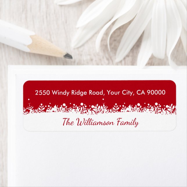 Botanische Schneeflocke nach Maß (Insitu)