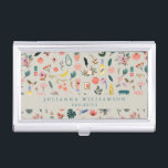 Botanische Schönheit Blütennatur Moderne Custom Visitenkarten Dose<br><div class="desc">Botanische Schönheitsblumengeschmacksmuster Branding Moderne,  maßgeschneiderte Visitenkarte</div>