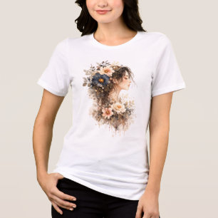 Botanische Schönheit Tri-Blend Shirt
