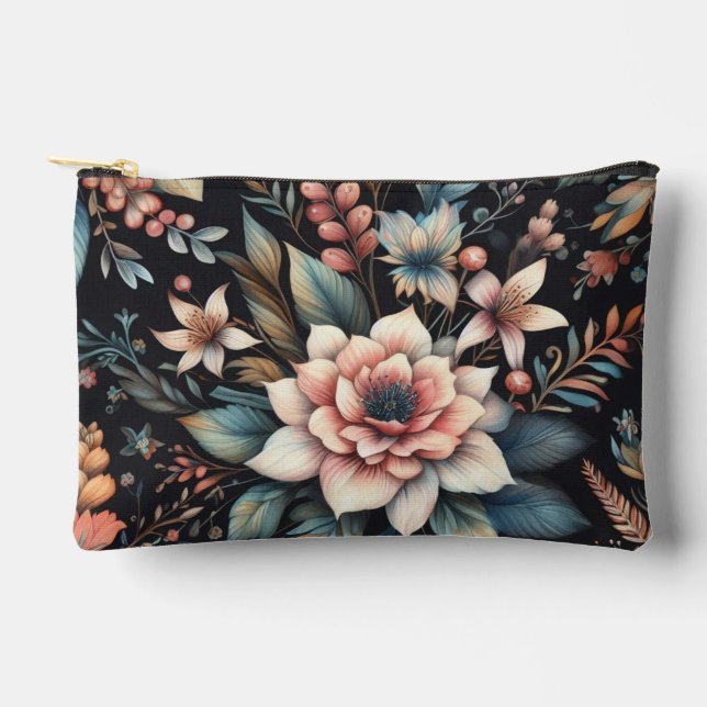 Botanische Schönheit Zubehörtasche (Vorderseite)