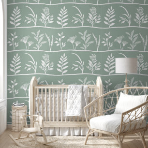 Botanische Serenade Sanfte Salbei Minimalistische  Tapete