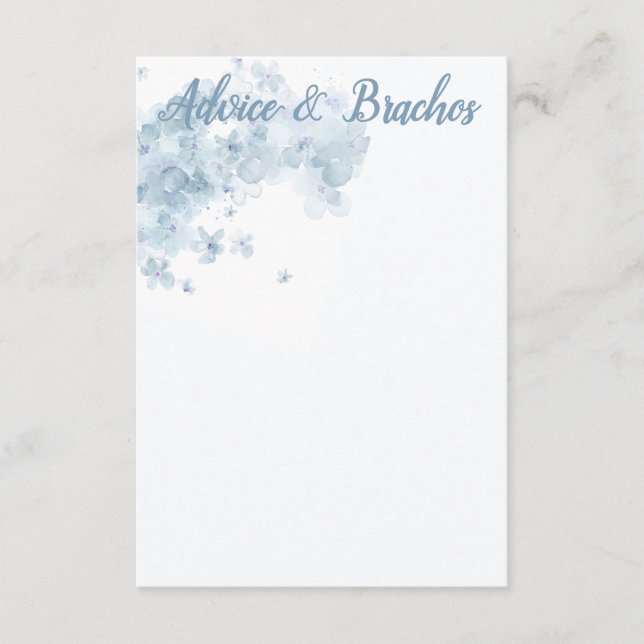 Botanische Sheva Brachos Beratungskarte Begleitkarte (Vorderseite)